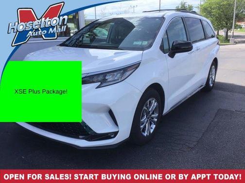 White 2022 Toyota Sienna XSE 7 Passenger
