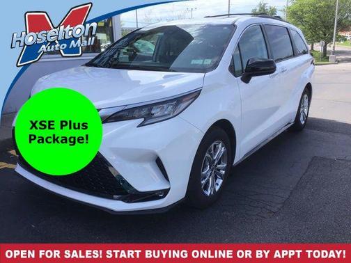 White 2022 Toyota Sienna XSE 7 Passenger