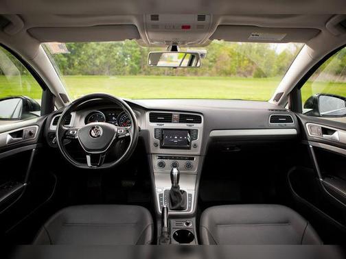 Black 2015 Volkswagen Golf SportWagen TDI SE 4-Door