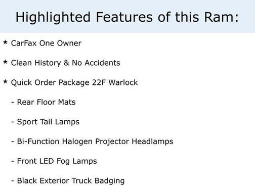 2019 RAM 1500 Classic Warlock Quad Cab 4x4 6'4' Box