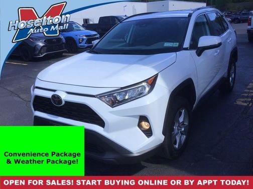 Super White 2019 Toyota RAV4 XLE