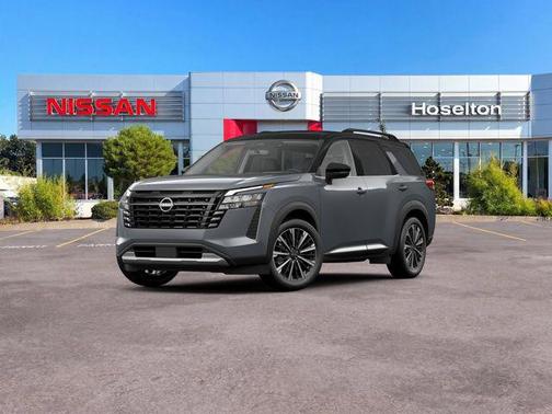 Gray 2026 Nissan Pathfinder Platinum