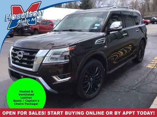 Mocha Almond Pearl 2021 Nissan Armada Platinum 4WD