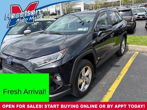 Midnight Black Metallic 2021 Toyota RAV4 Hybrid XLE Premium