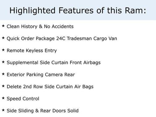 Bright White 2018 RAM ProMaster City Tradesman
