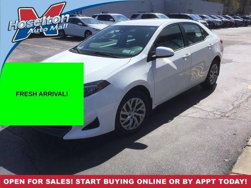 Super White 2019 Toyota Corolla LE