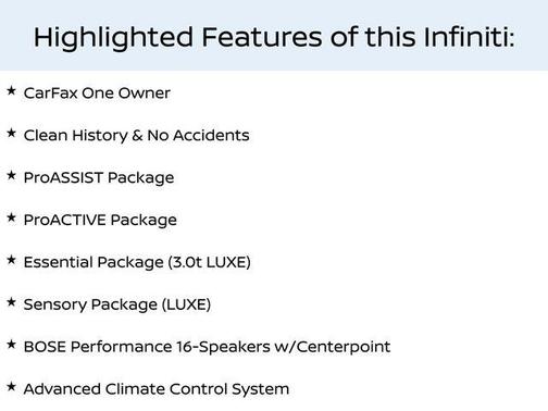 2018 INFINITI Q50 3.0t SENSORY