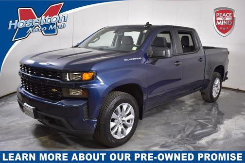 Northsky Blue Metallic 2021 Chevrolet Silverado 1500 Custom