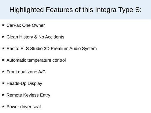 2025 Acura Integra Type S