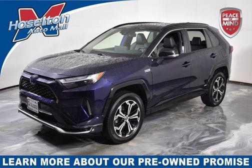 Blueprint/Midnight Black Metallic 2023 Toyota RAV4 Prime XSE