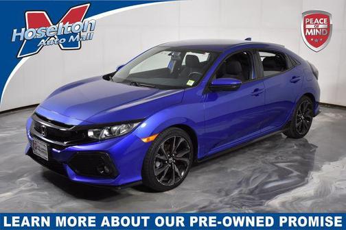 Aegean Blue Metallic 2018 Honda Civic Sport