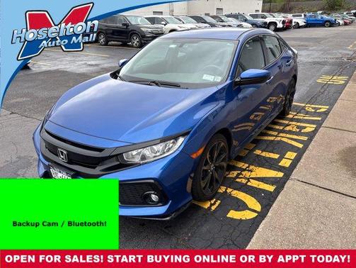 Aegean Blue Metallic 2018 Honda Civic Sport