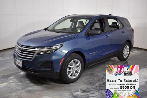 Lakeshore Blue Metallic 2024 Chevrolet Equinox LS