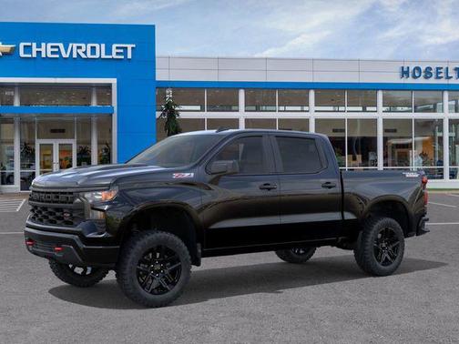 Black 2026 Chevrolet Silverado 1500 Custom Trail Boss