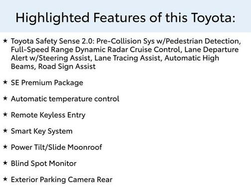 Super White 2020 Toyota Corolla SE