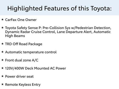 Black 2023 Toyota Tacoma TRD Sport