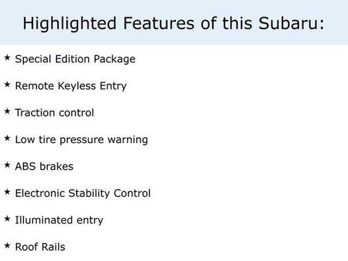 2010 Subaru Forester 2.5 X