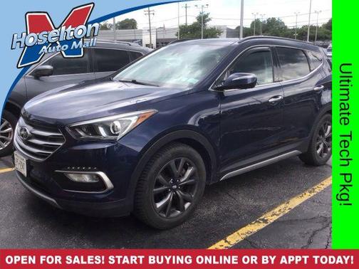 Nightfall Blue 2018 Hyundai Santa Fe Sport 2.0L Turbo Ultimate
