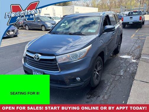 Shoreline Mist 2016 Toyota Highlander XLE