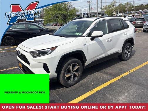 Super White 2021 Toyota RAV4 Prime SE