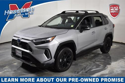 Midnight Black Metallic 2023 Toyota RAV4 Hybrid SE