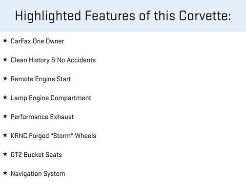 2023 Chevrolet Corvette Stingray w/2LT