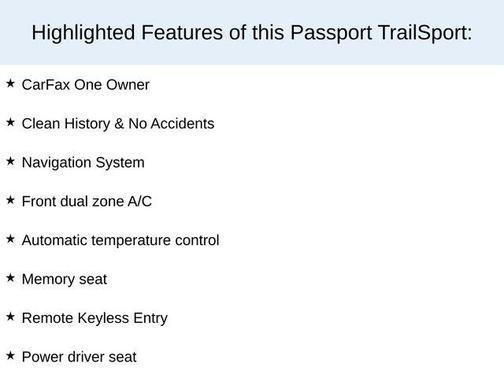 2026 Honda Passport AWD TrailSport