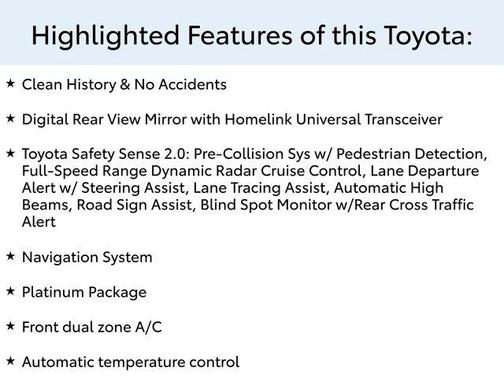 Blizzard Pearl 2021 Toyota Sienna Platinum 7 Passenger