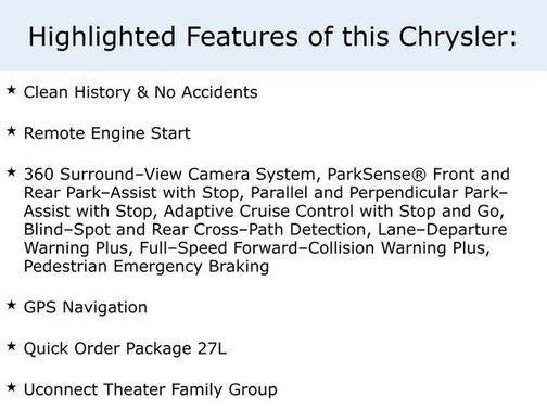 2022 Chrysler Pacifica Touring L