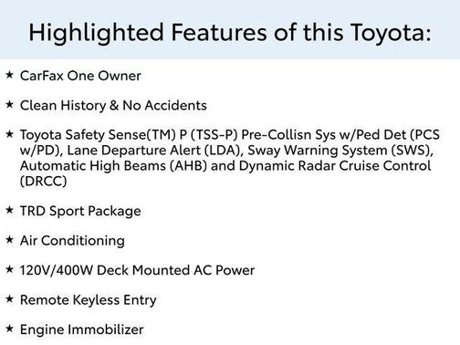 2018 Toyota Tacoma TRD Sport