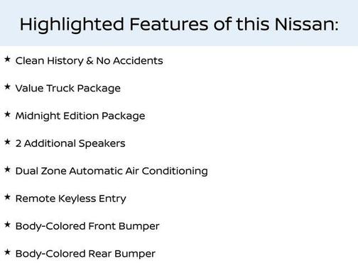 2019 Nissan Frontier SV