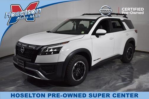 Glacier White 2025 Nissan Pathfinder Rock Creek 4WD