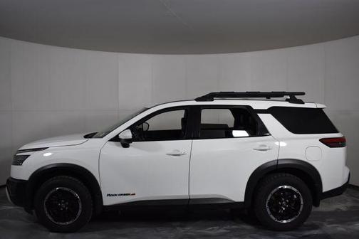 Glacier White 2025 Nissan Pathfinder Rock Creek 4WD
