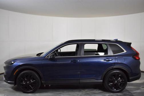 Blue 2025 Honda CR-V Hybrid Sport Touring AWD
