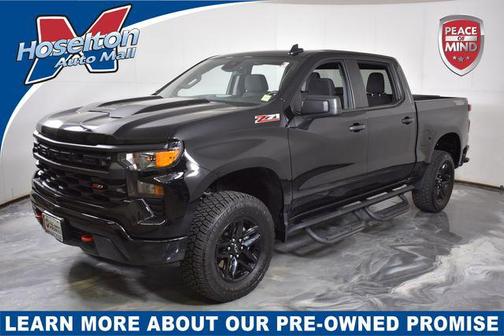 Black 2024 Chevrolet Silverado 1500 Custom Trail Boss