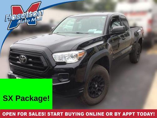 Midnight Black Metallic 2022 Toyota Tacoma SR