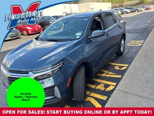 Lakeshore Blue Metallic 2024 Chevrolet Equinox 1LT
