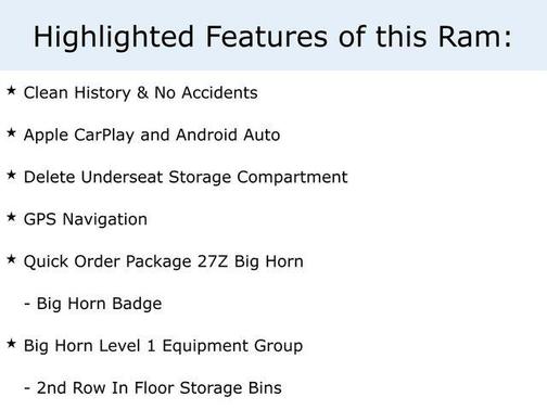 2022 RAM 1500 Big Horn/Lone Star