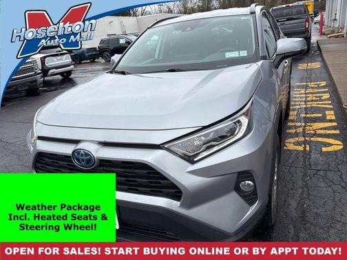 Silver Sky Metallic 2021 Toyota RAV4 Hybrid XLE