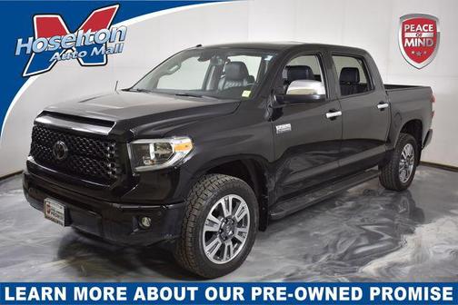 Midnight Black Metallic 2019 Toyota Tundra Platinum