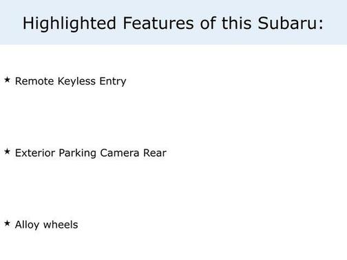 2016 Subaru Crosstrek 2.0i