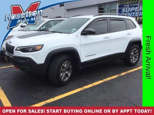 Bright White Clearcoat 2021 Jeep Cherokee Trailhawk