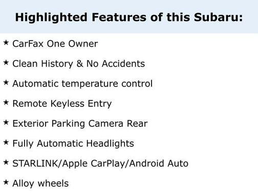 2022 Subaru Outback Base (CVT)
