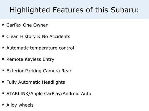 2022 Subaru Outback Base (CVT)