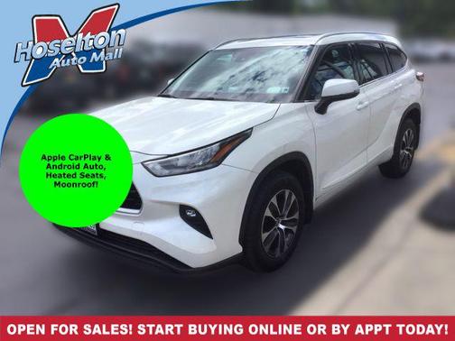 Blizzard Pearl 2020 Toyota Highlander XLE