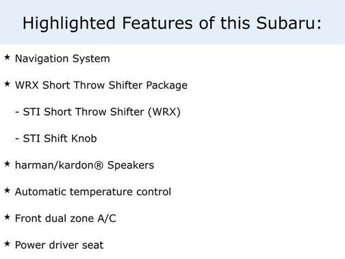 2022 Subaru WRX Limited