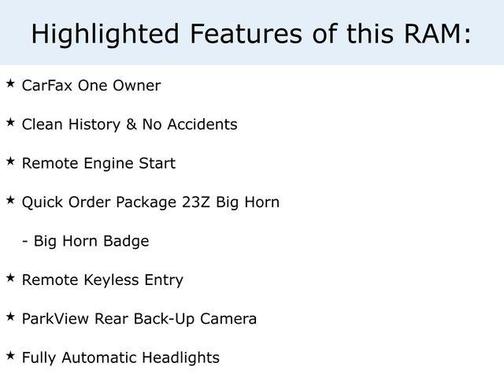 2021 RAM 1500 Big Horn/Lone Star
