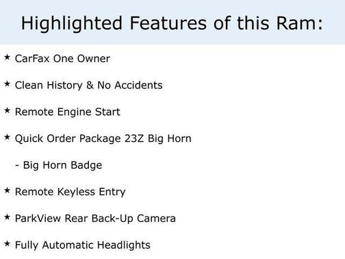 2021 RAM 1500 Big Horn/Lone Star