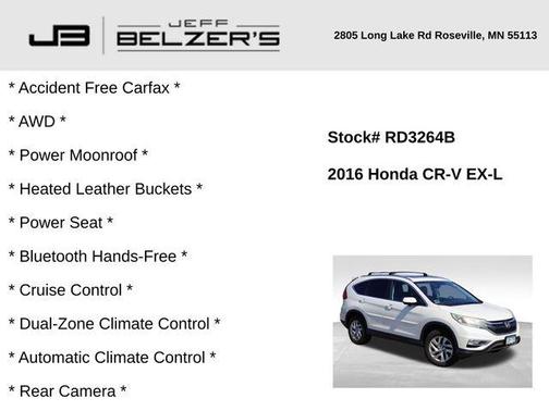 2016 Honda CR-V EX-L