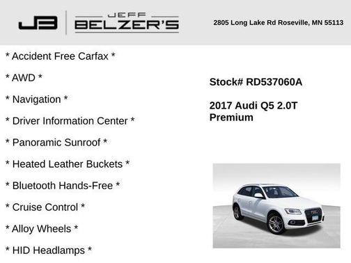 2017 Audi Q5 2.0T Premium
